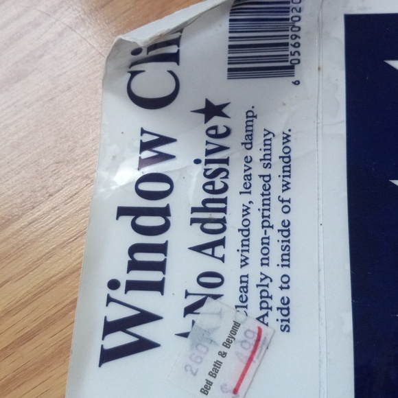 Con-tact brand American flag window cling - Picture 3 of 3